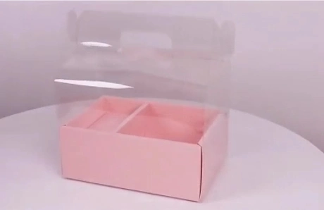 Caixas de embalagem de flores naturais secas personalizadas para caixas de flores e sobremesas buquês quadrados caixas de bolo de doces para flores e amor