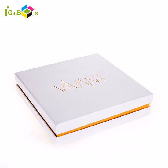 Impressão de logotipo personalizado de luxo Embalagem de papel de papelão branco premium Lanche Biscoito Biscoitos Pão Doce Comida doce Trufa Embalagem de chocolate Caixa de presente de chocolate
